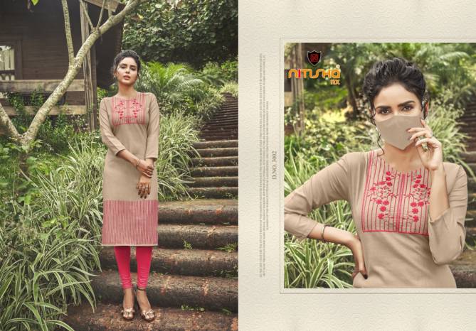 Nitisha Chingari 3 Heavy Soft Cotton Designer Kurti Collection at Wholesale Price